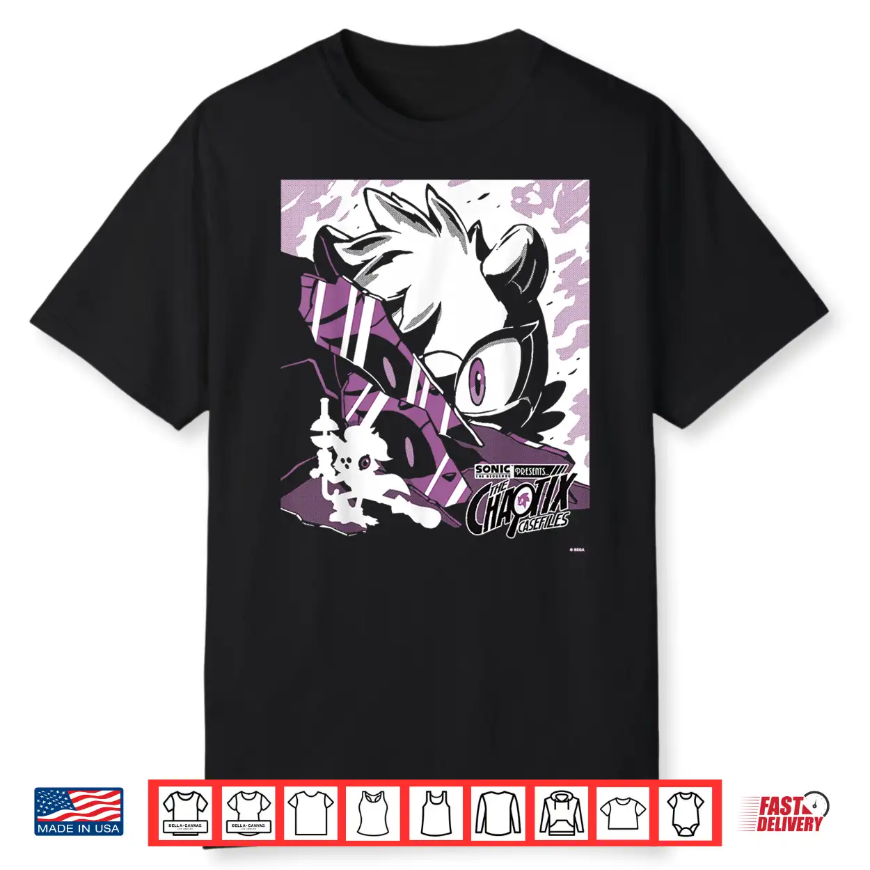 Chaotix Casefiles Episode Three Retro Character Mystery Shirt Chaotix Casefiles Episode Three Retro Character Mystery Shirt