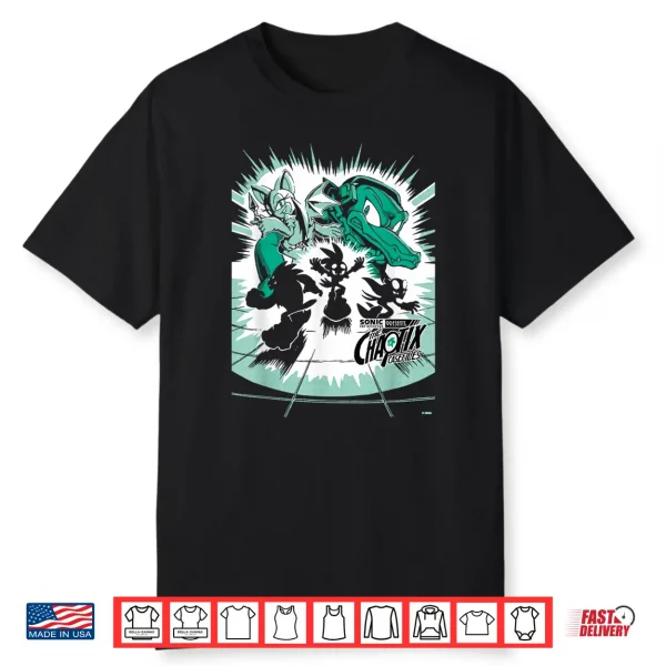Chaotix Casefiles Episode Two Retro Character Mystery Shirt