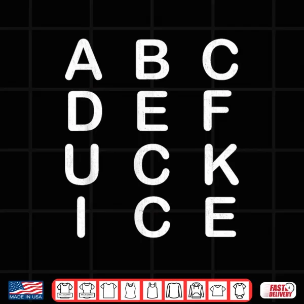 Design Abcdefuckice Funny Ice Tees Shirt