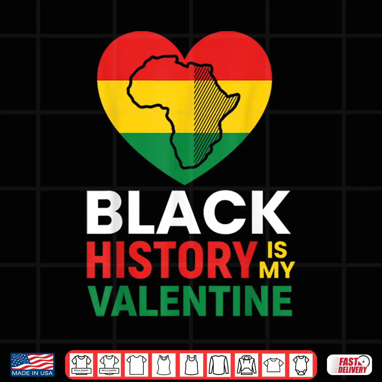 Black History Is My Valentine Day Heart Afro Women Men Kids Shirt Black History Is My Valentine Day Heart Afro Women Men Kids Shirt