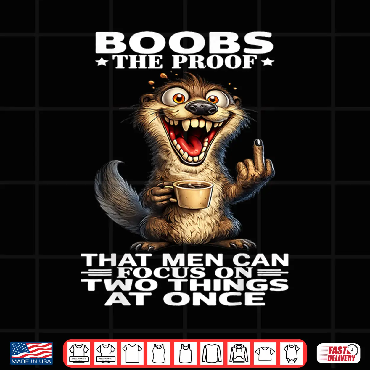 Boobs The Proof That Men Can Focus On Two Things At Once Shirt Boobs The Proof That Men Can Focus On Two Things At Once Shirt
