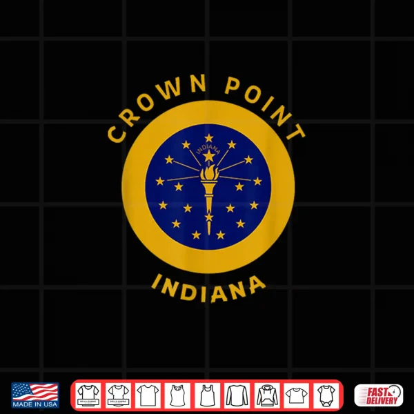 Design Crown Point State Park Indiana In Bullseye Trip Souvenir Shirt