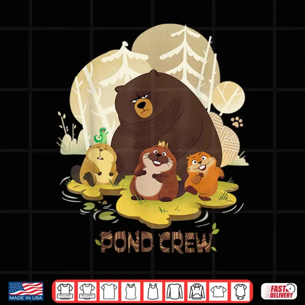 Design Disney Pixar Hoppers Pond Crew Mabel King George Ellen Tom Shirt