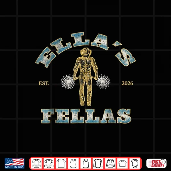 Ellas Fellas Vintage Retro Matching Squad Seventy Style Shirt 4 Design Ellas Fellas Vintage Retro Matching Squad Seventy Style Shirt