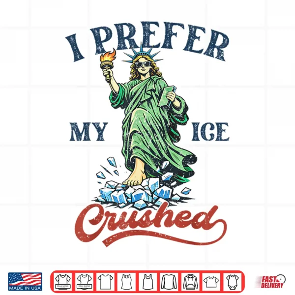 Funny Retro I Like My Ice Crushed Resist Ice Chinga La Migra Shirt 4 Design Funny Retro I Like My Ice Crushed Resist Ice Chinga La Migra Shirt