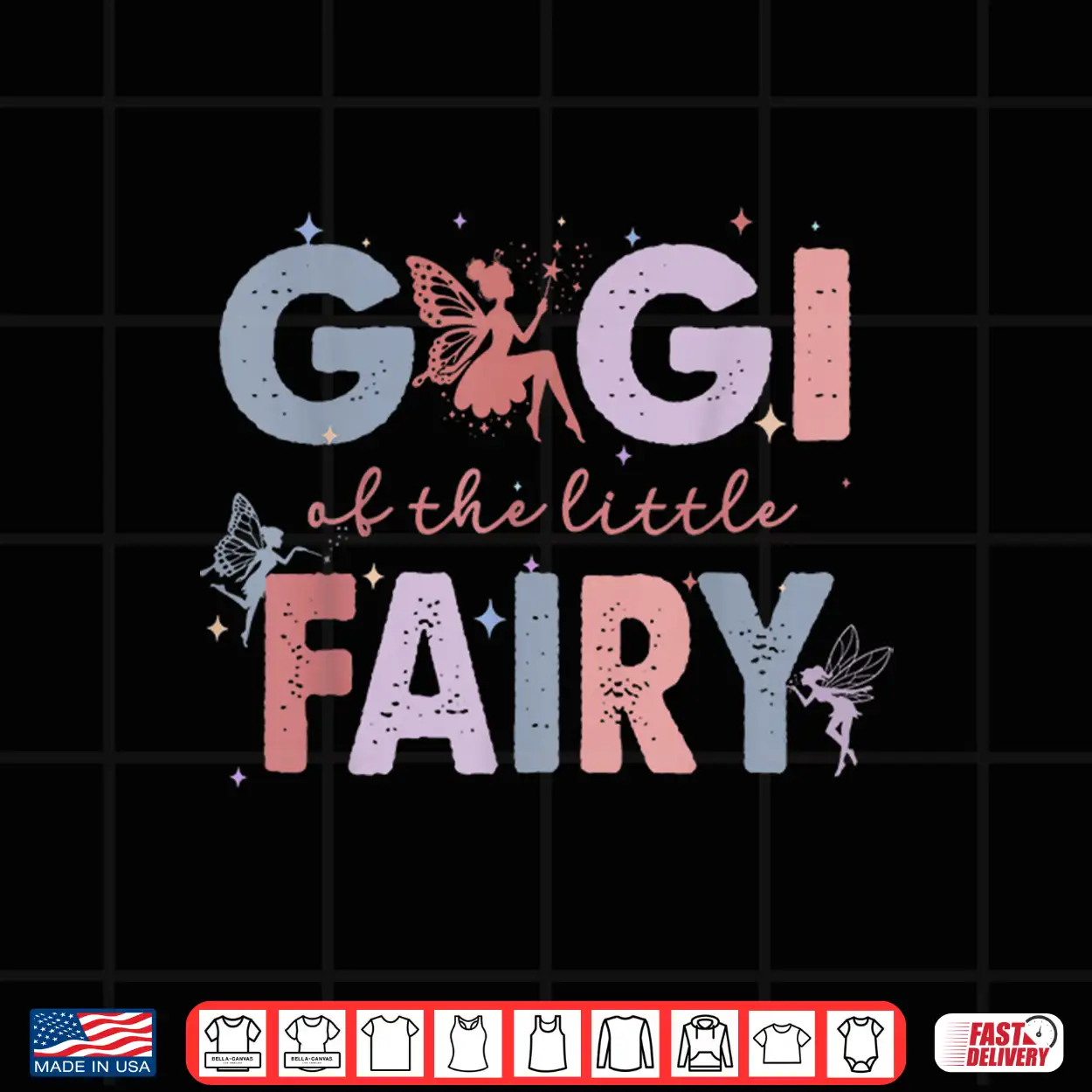 Gigi Of The Little Fairy First Birthday Girl Party Shirt Gigi Of The Little Fairy First Birthday Girl Party Shirt