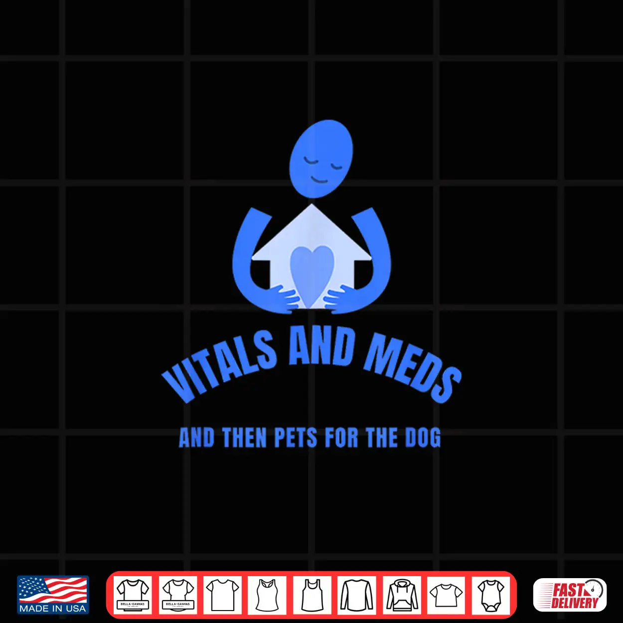 Homecare Nurse Vitals And Meds Then Pets For Your Dog Shirt Homecare Nurse Vitals And Meds Then Pets For Your Dog Shirt