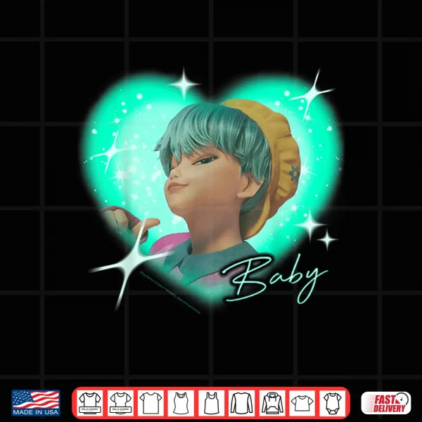 Kpop Demon Hunters The Saja Boys Baby Charming Gaze Heart Shirt 4 Design Kpop Demon Hunters The Saja Boys Baby Charming Gaze Heart Shirt