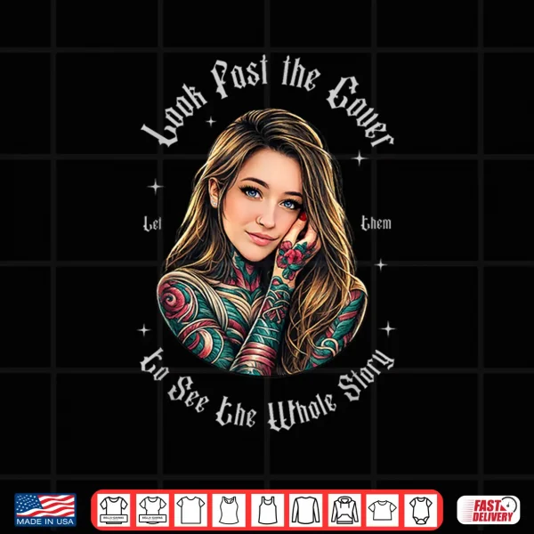 Look Past The Cover Tattoo Art Aesthetic Shirt 4 Design Look Past The Cover Tattoo Art Aesthetic Shirt