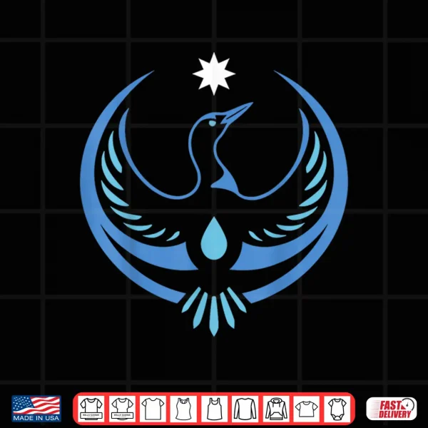 Design Minnesota Bird Symbol Reb L Loon Shirt