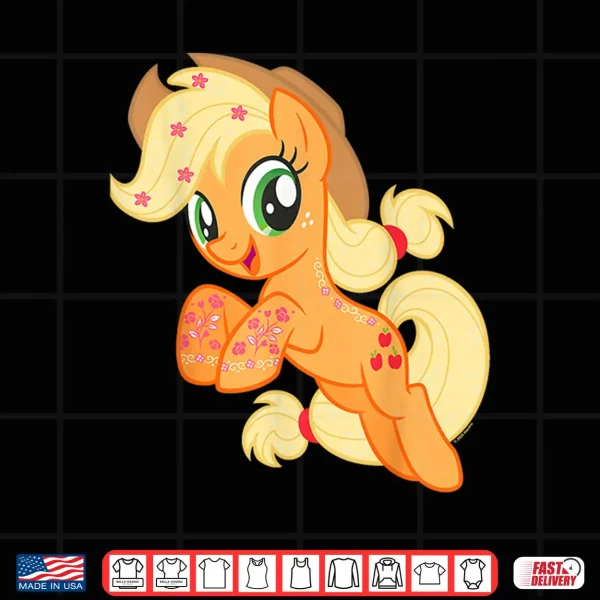 My Little Pony Friendship Is Magic Applejack Jumping Prance Shirt 4 Design My Little Pony Friendship Is Magic Applejack Jumping Prance Shirt