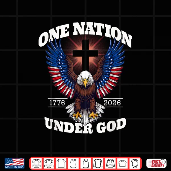 One Nation Under God Patriotic Eagle Design Shirt 4 Design One Nation Under God Patriotic Eagle Design Shirt