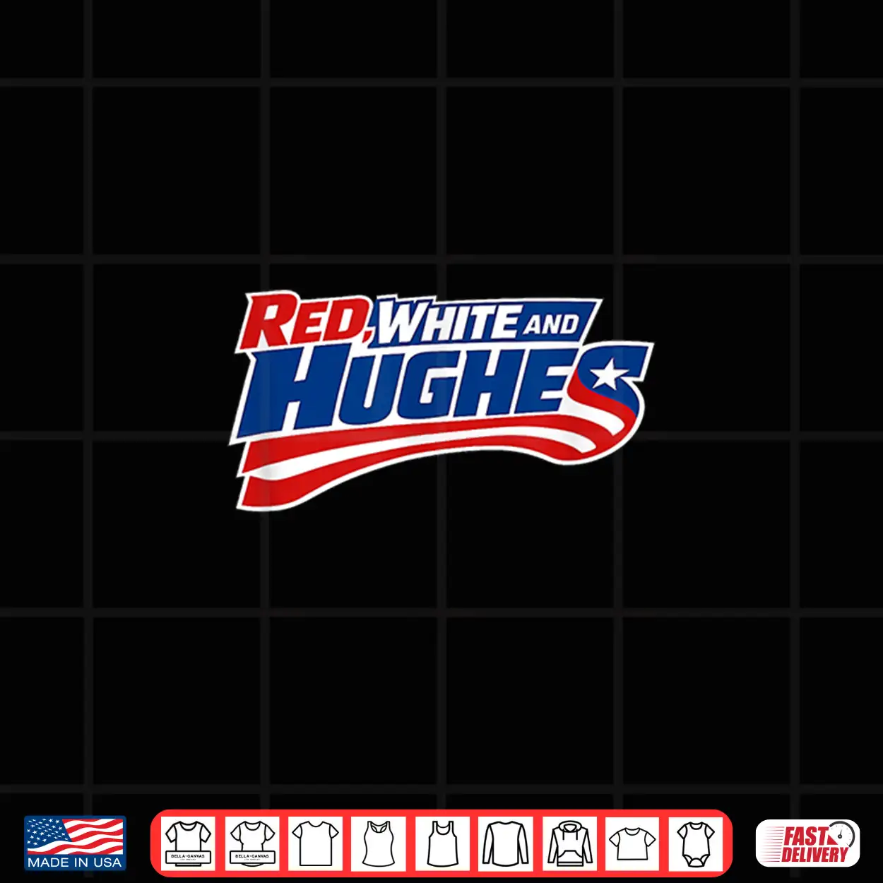 Red White And Hughes Victory Performance Graphic Shirt Red White And Hughes Victory Performance Graphic Shirt