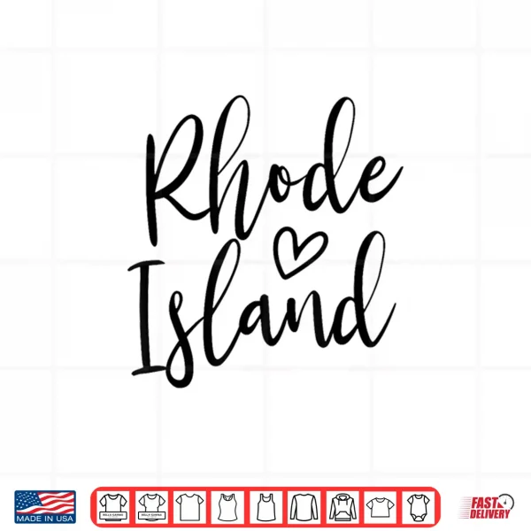 Design Rhode Island Heart WomenS Love Rhode Island Shirt