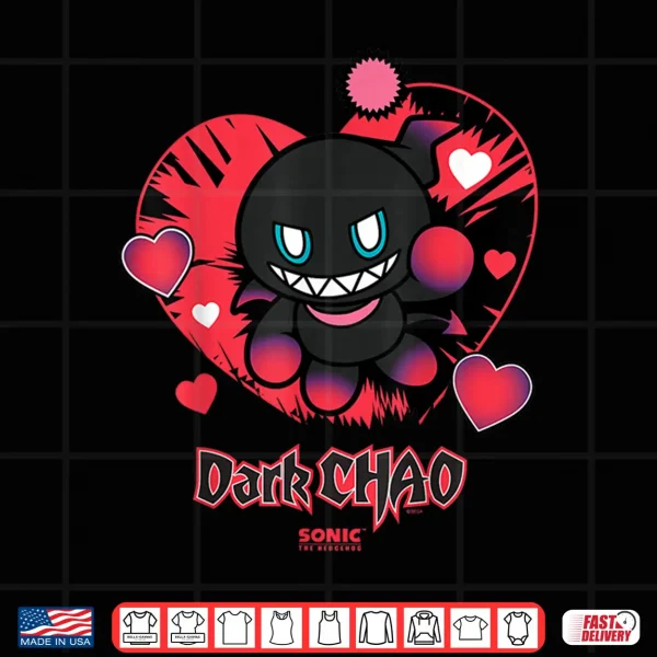 Sonic The Hedgehog Dark Chao Valentine'S Day Shirt 4 Design Sonic The Hedgehog Dark Chao ValentineS Day Shirt
