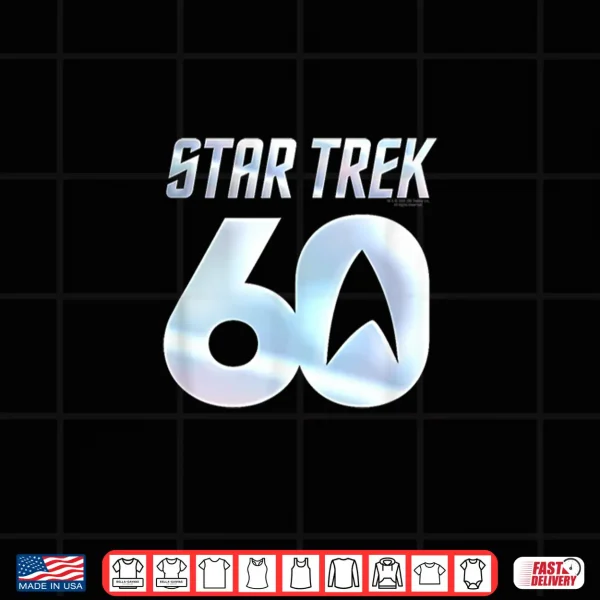 Design Star Trek 60 Logo Officially Licensed Shirt