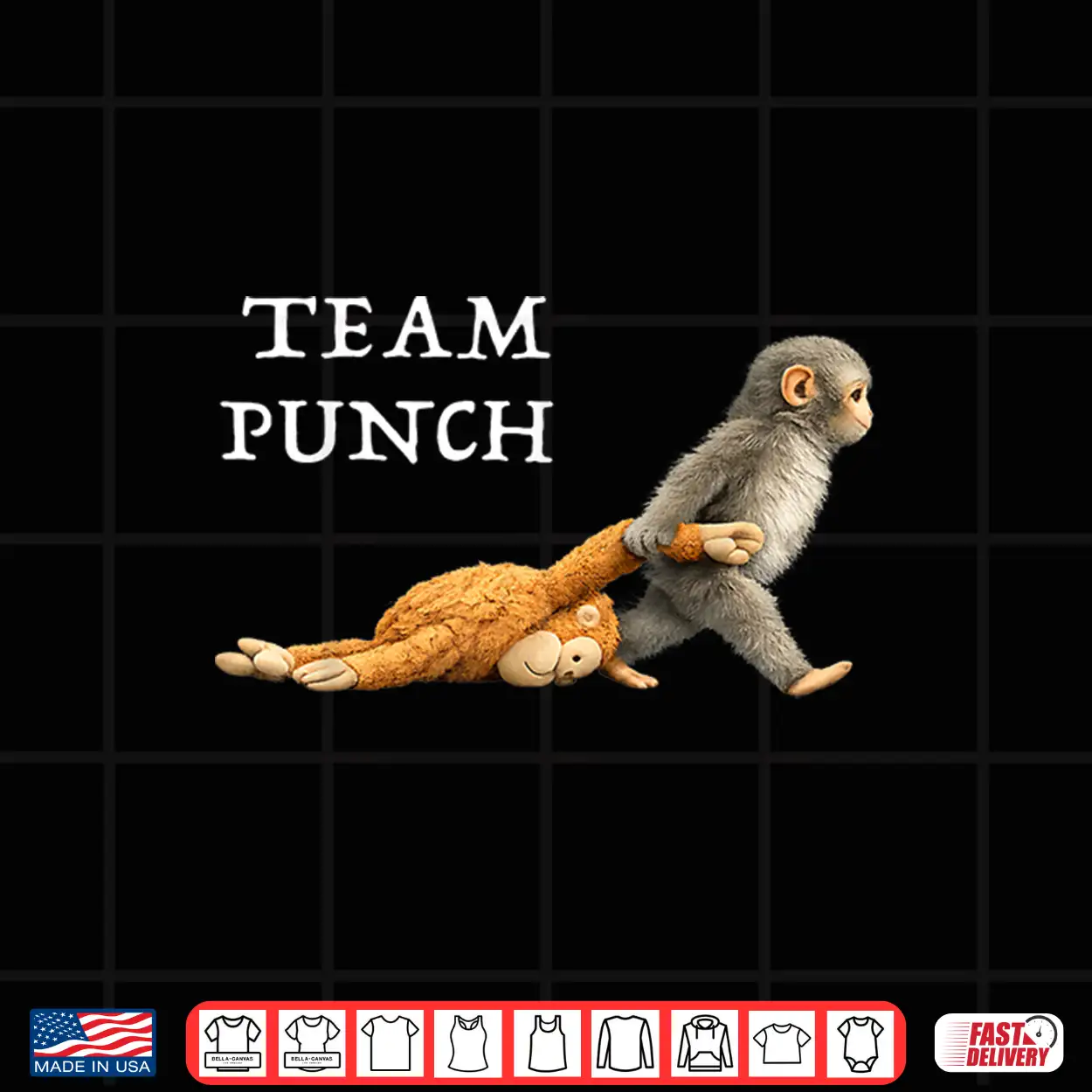 Team Punch Viral Internet Meme Character Graphic Shirt Team Punch Viral Internet Meme Character Graphic Shirt