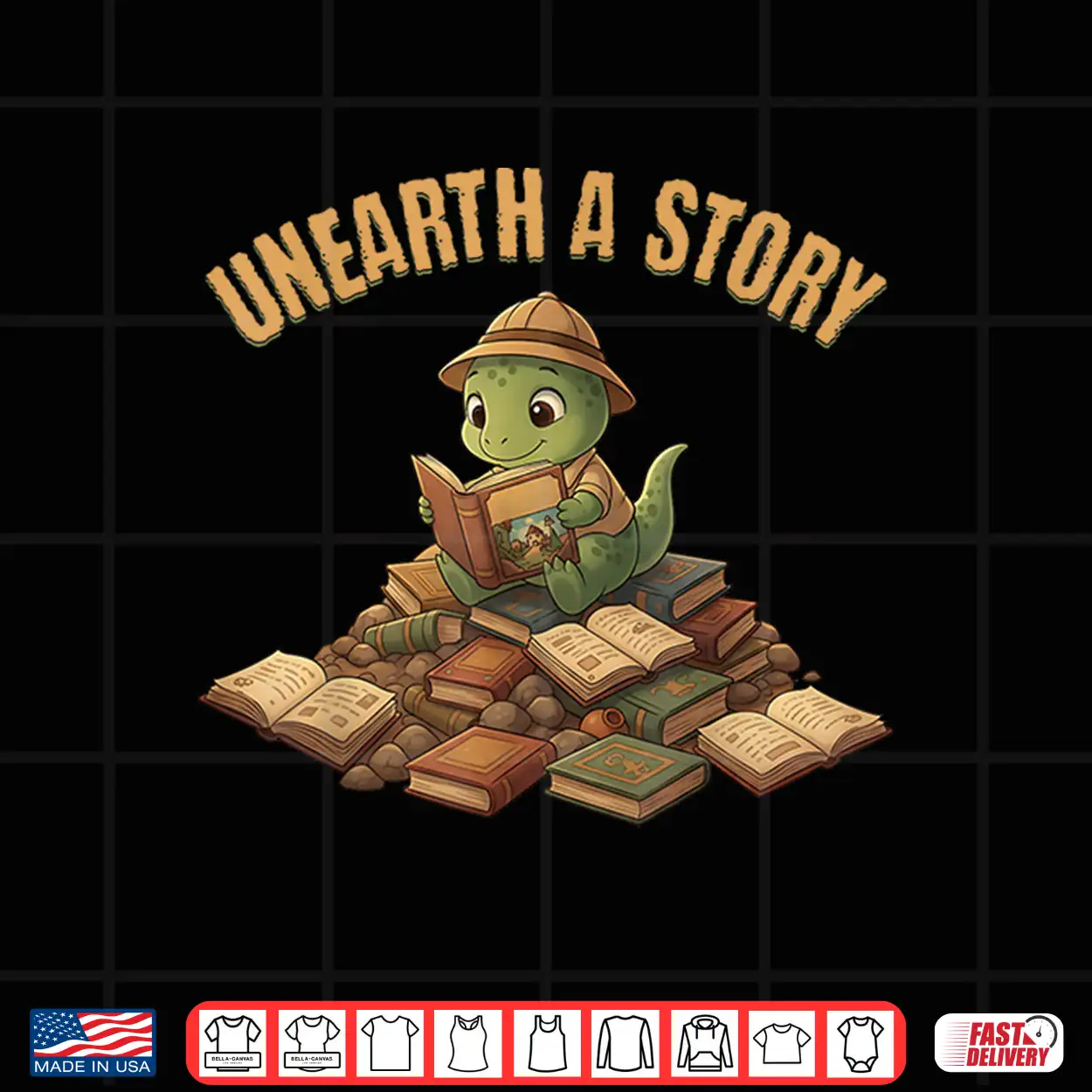 Unearth A Story Dinosaur Reading Books Summer 2026 Shirt Unearth A Story Dinosaur Reading Books Summer 2026 Shirt