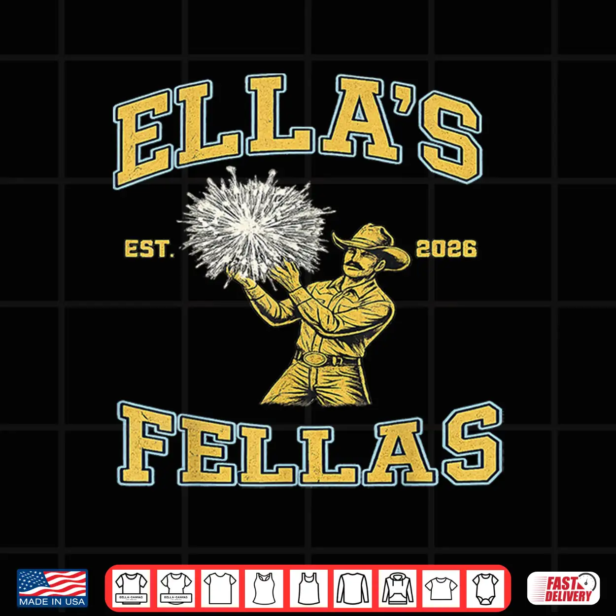 Vintage Fellas Ellas Classic Matching Squad Aesthetic Shirt Vintage Fellas Ellas Classic Matching Squad Aesthetic Shirt