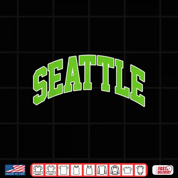Design Vintage Seattle School Spirit Go Seattle Love Shirt