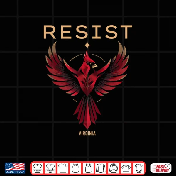 Virginia Resist 2026 Symbol Of Rebel Alliance Red Cardinal Shirt 4 Design Virginia Resist 2026 Symbol Of Rebel Alliance Red Cardinal Shirt