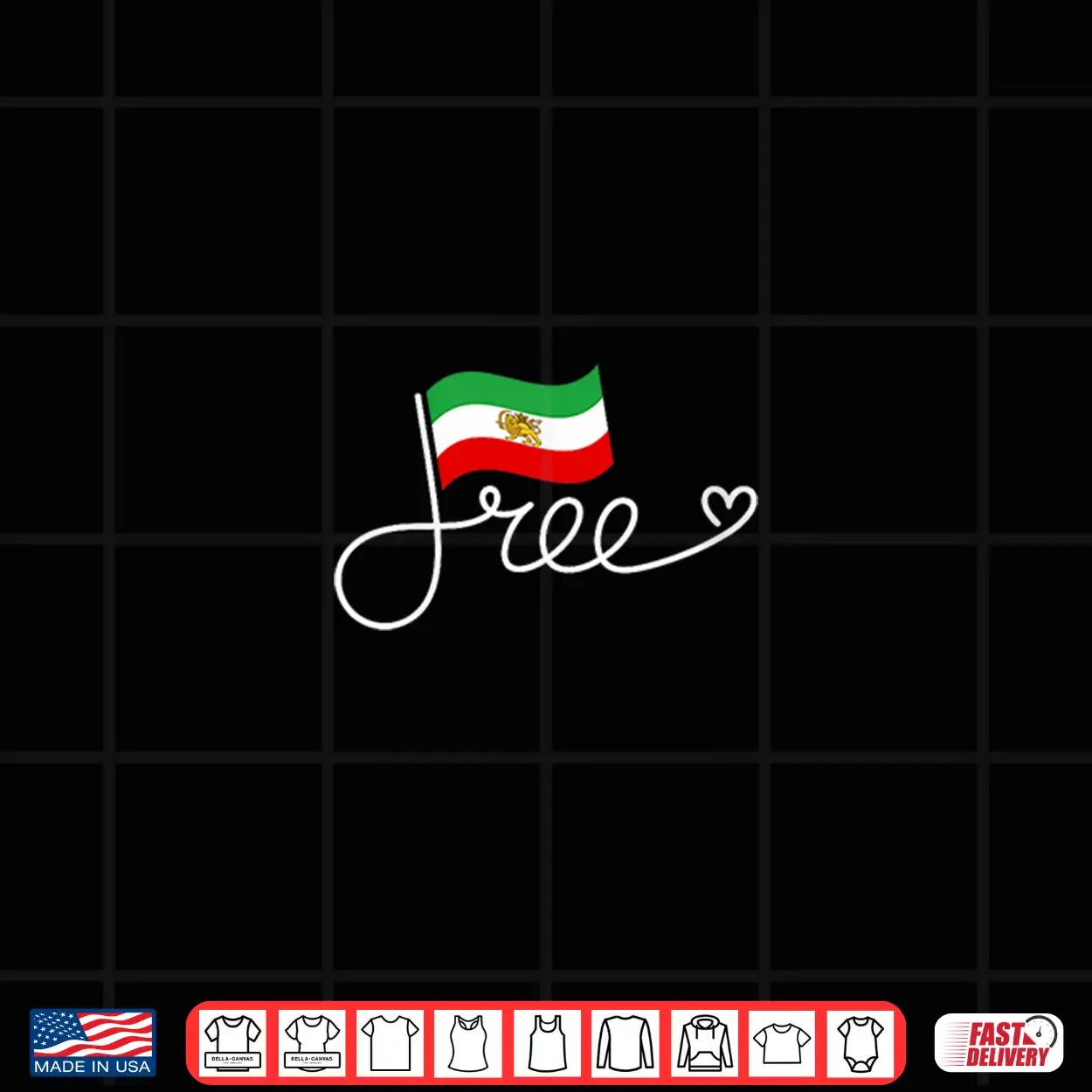 Women’S Free Iran Flag Persian Freedom Word Art Persia Shirt Women’S Free Iran Flag Persian Freedom Word Art Persia Shirt