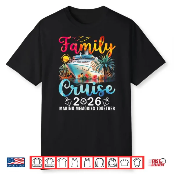Family Cruise 2026 Summer Vacation Matching Family Cruise Shirt