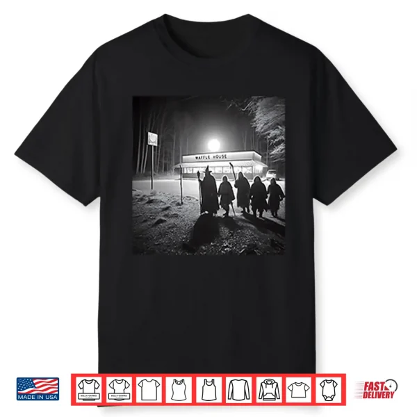 Fellowship At Waffle House Lord Of The Rings Parody Shirt
