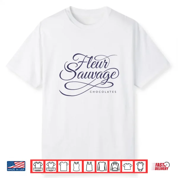 Fleur Sauvage Chocolate Basic Shirt