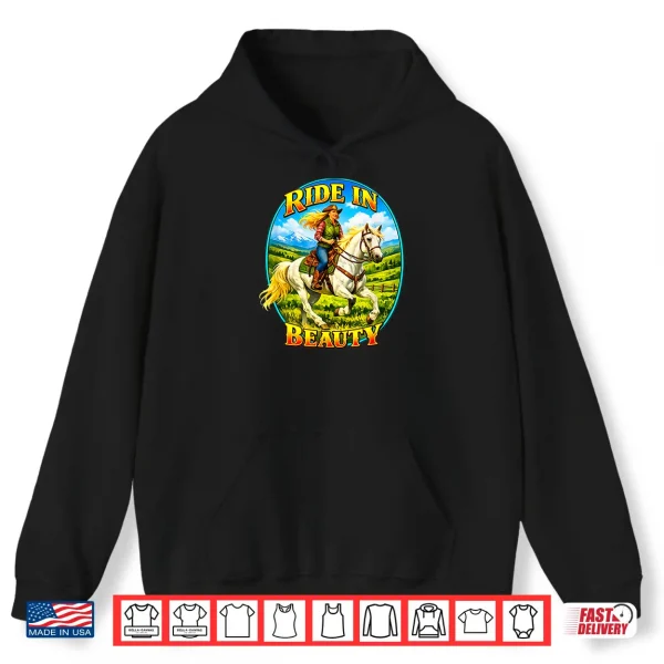 Horse Lover Vintage Ride In Beauty Artistic Shirt 1 Hoodie Horse Lover Vintage Ride In Beauty Artistic Shirt