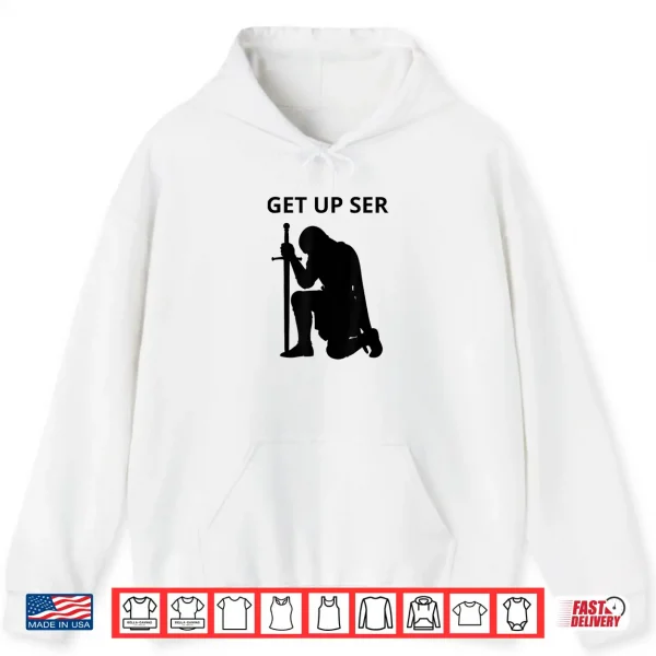 Hoodie Motivation Get Up Persistence Inspirational Graphic Shirt