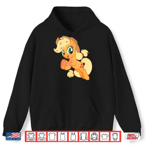 My Little Pony Friendship Is Magic Applejack Jumping Prance Shirt 1 Hoodie My Little Pony Friendship Is Magic Applejack Jumping Prance Shirt