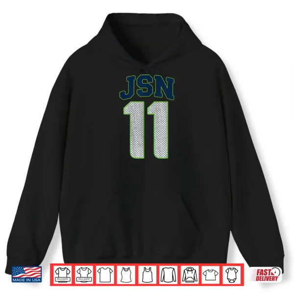 Hoodie Vintage Jsn 11 Sports Spirit Name Shirt