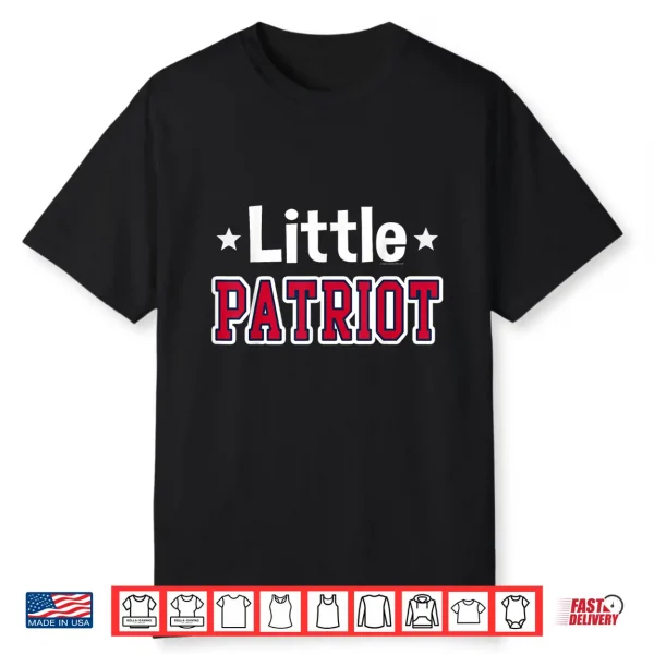 Little Patriot Cute Star Shape Boys Girls Kids Shirt