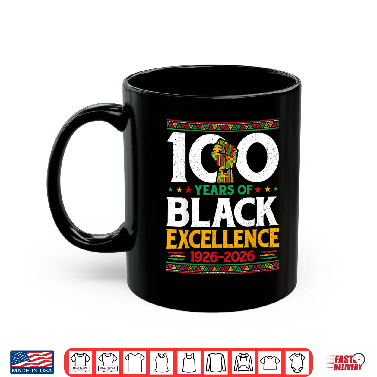 100 Years Of Black Excellence Centennial Black History Month Shirt 100 Years Of Black Excellence Centennial Black History Month Shirt