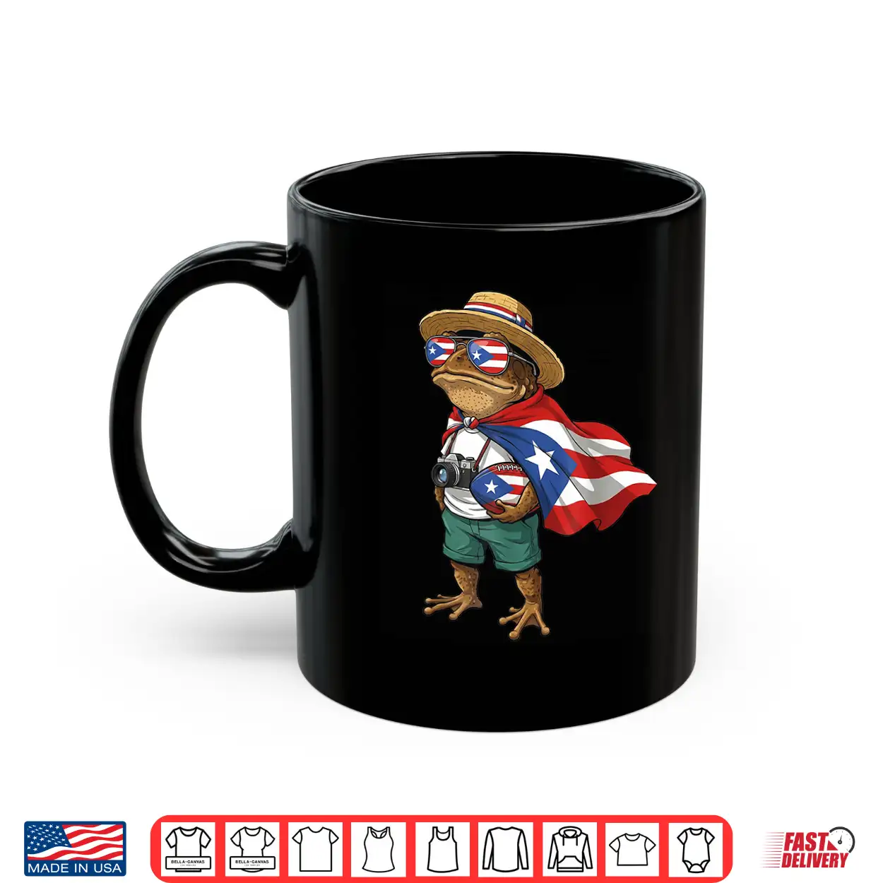 Coqui Frog Puerto Rico Flag Puerto Rican Football Boricua Shirt