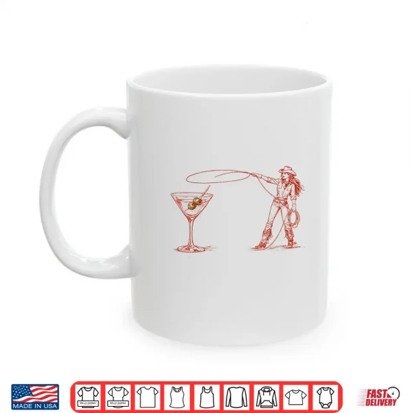 Mug Cowgirl Martini Western Shirt