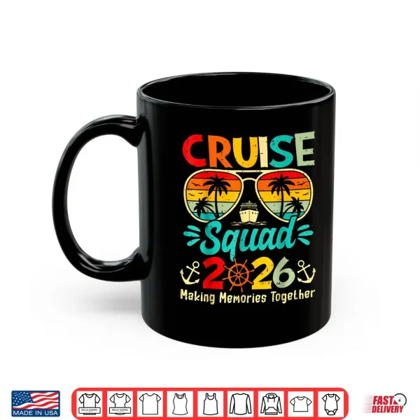 Mug Cruise Squad 2026 Family Group Matching Summer Vacation Shirt