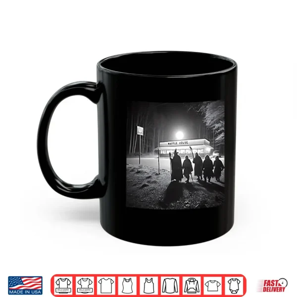 Mug Fellowship At Waffle House Lord Of The Rings Parody Shirt