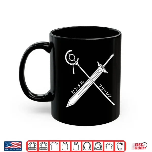 Mug Himmel X Frieren Sword And Staff Shirt