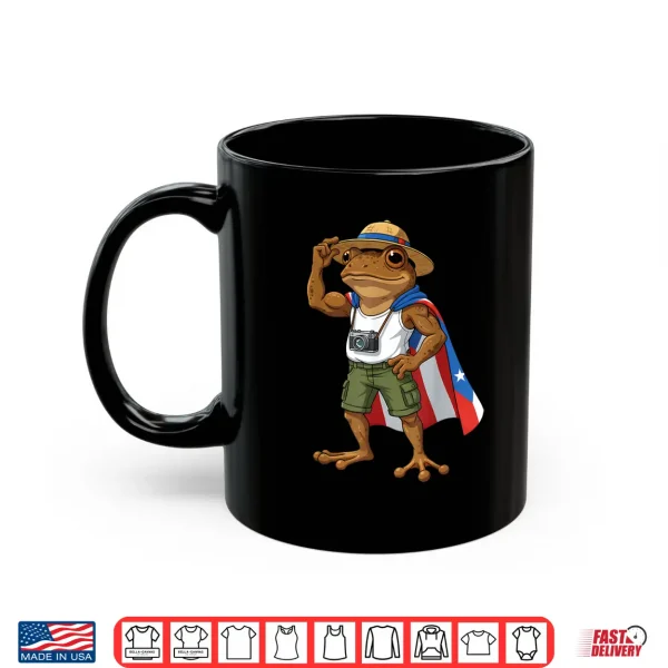 Mug Rican Sapo Concho Coqui Frog Funny Puerto Rico Flag Hispanic Shirt