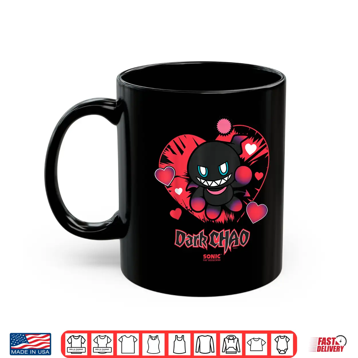 Sonic The Hedgehog Dark Chao Valentine’S Day Shirt Sonic The Hedgehog Dark Chao Valentine’S Day Shirt