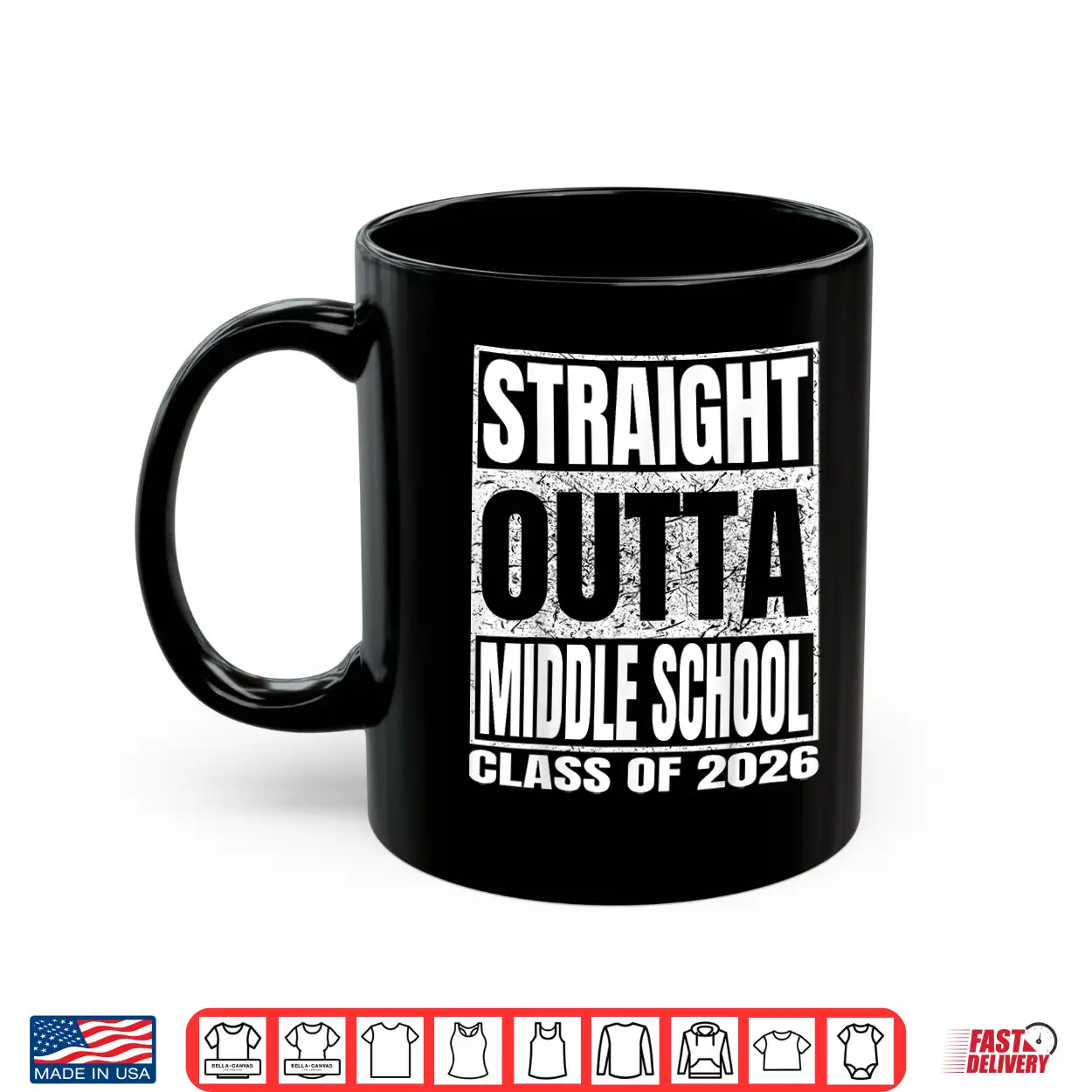 Straight Outta Middle School Funny 2026 Middle Graduation Shirt Straight Outta Middle School Funny 2026 Middle Graduation Shirt