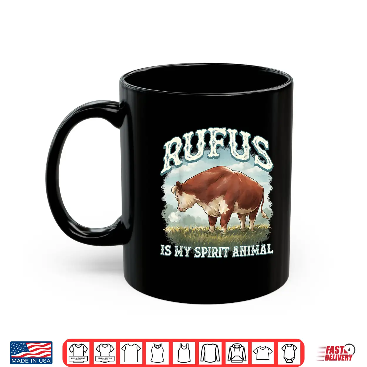 The Bull Rufus Is My Spirit Animal Shirt The Bull Rufus Is My Spirit Animal Shirt