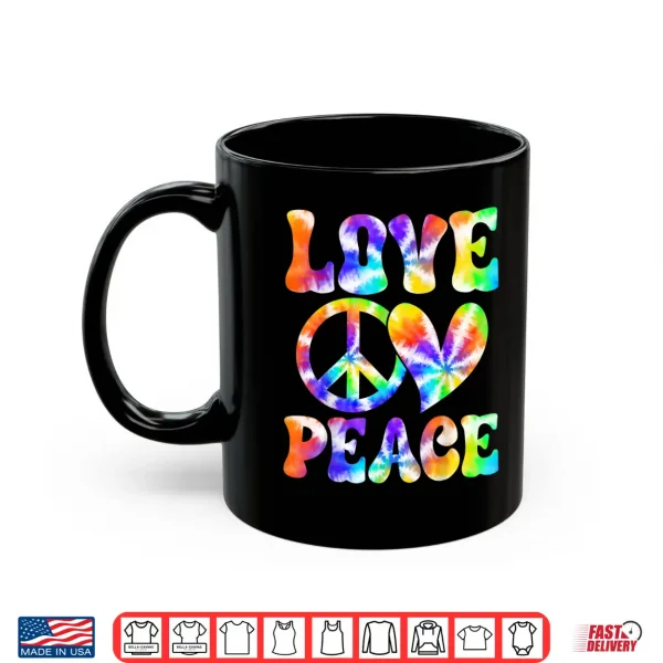 Mug ValentineS Day Love Peace Heart Tie Dye Couple Shirt