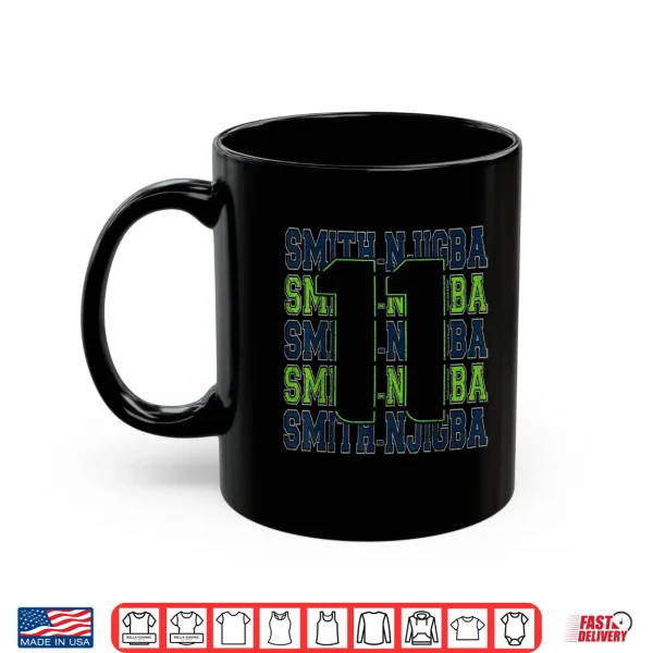 Mug Vintage Smith Distressed Njigba Jsn Sports Spirit Name No.11 Shirt