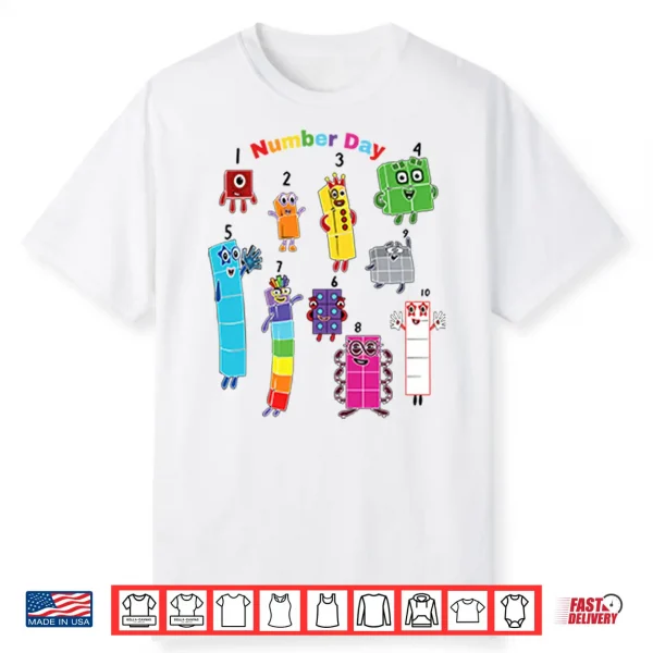 Numberblocks Number Day Shirt