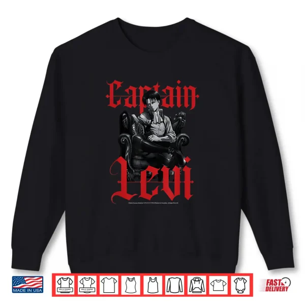 Sweatshirt Attack On Titan Captain Levi Shirt