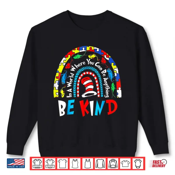 Sweatshirt Autism Awareness Doctor Cat Hat Teacher Why Fit In Shirt