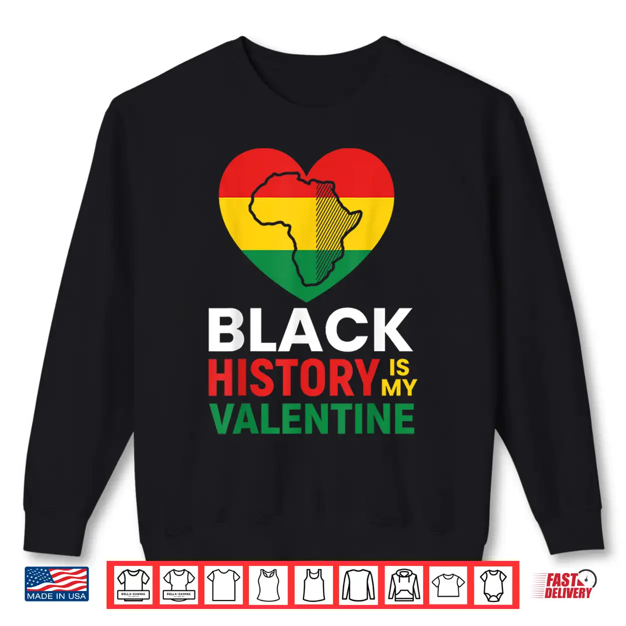 Black History Is My Valentine Day Heart Afro Women Men Kids Shirt Black History Is My Valentine Day Heart Afro Women Men Kids Shirt
